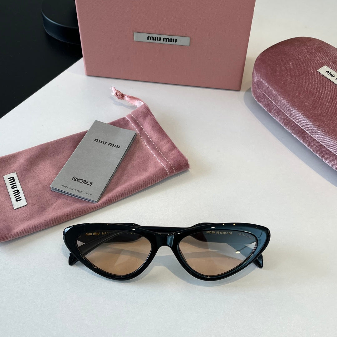 Miu Miu Cat-Eye Silver Lens Sunglasses for Men & Women - 466161 - detail image 4