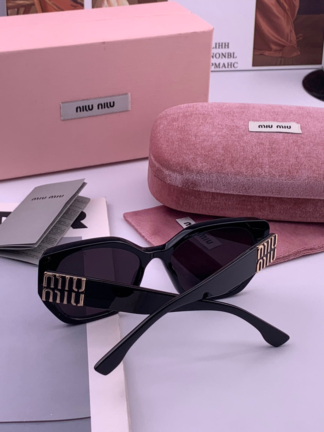 Miu Miu M1310 Fashion Black Lens Sunglasses for Men & Women - 466168 - detail image 7