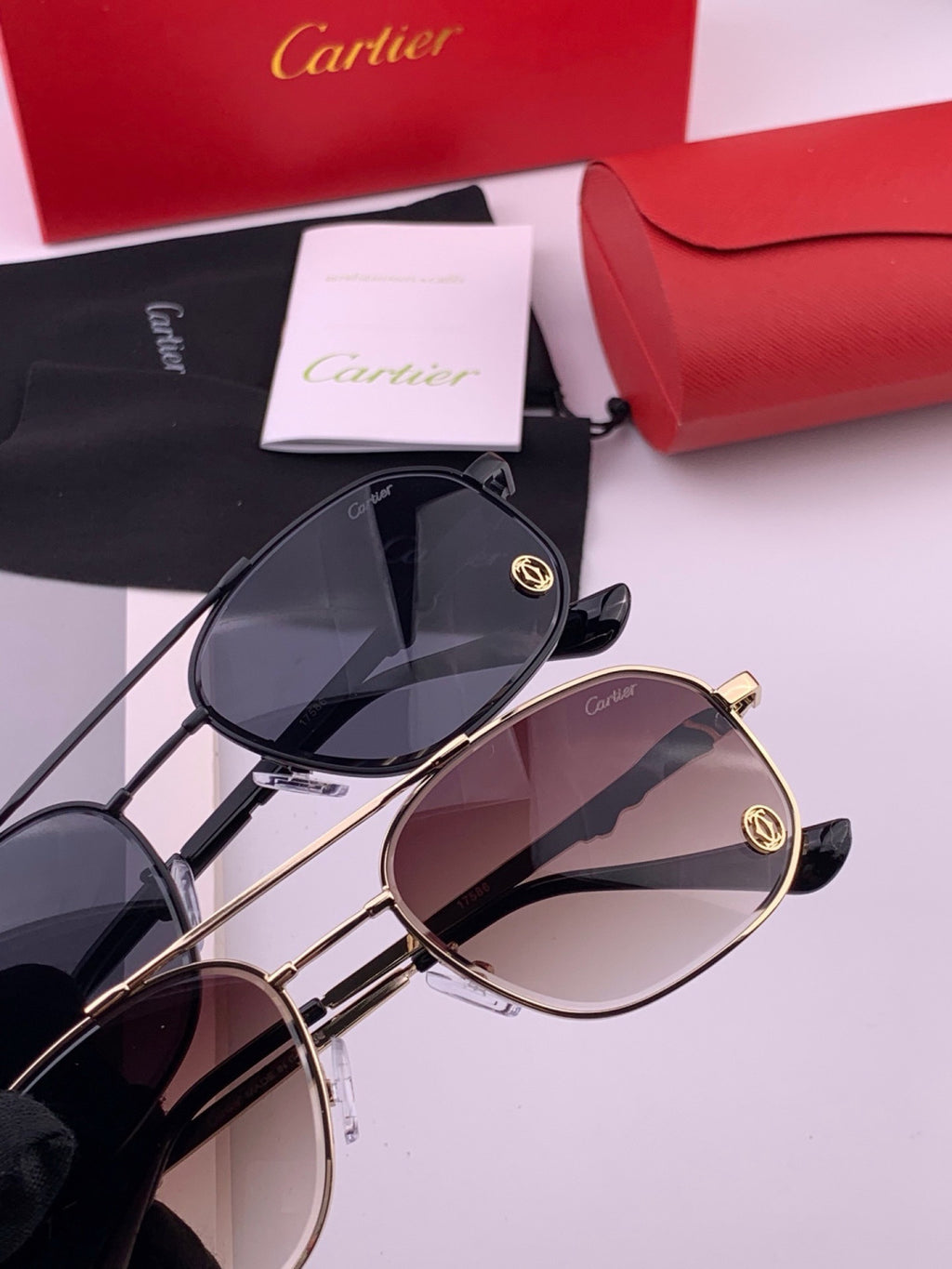 Cartier K61758 Fashion Pink Lens Sunglasses for Men & Women - 465873 - detail image 5