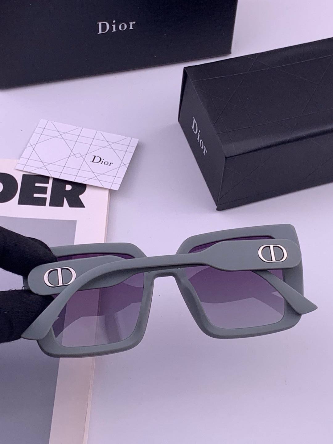 Dior D6227 Polarized Square Brown Lens Sunglasses for Men & Women - 465365 - detail image 6