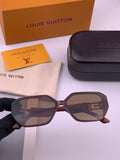 Louis Vuitton L17001 Square Black Lens Sunglasses for Women - 464711