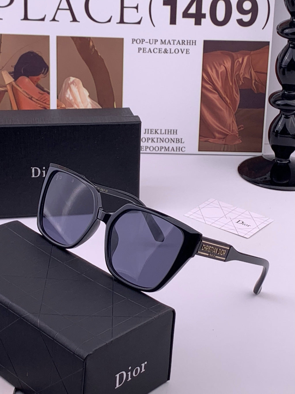 Dior D67706 Fashion Gold Lens Sunglasses for Men & Women - 465317 - detail image 3
