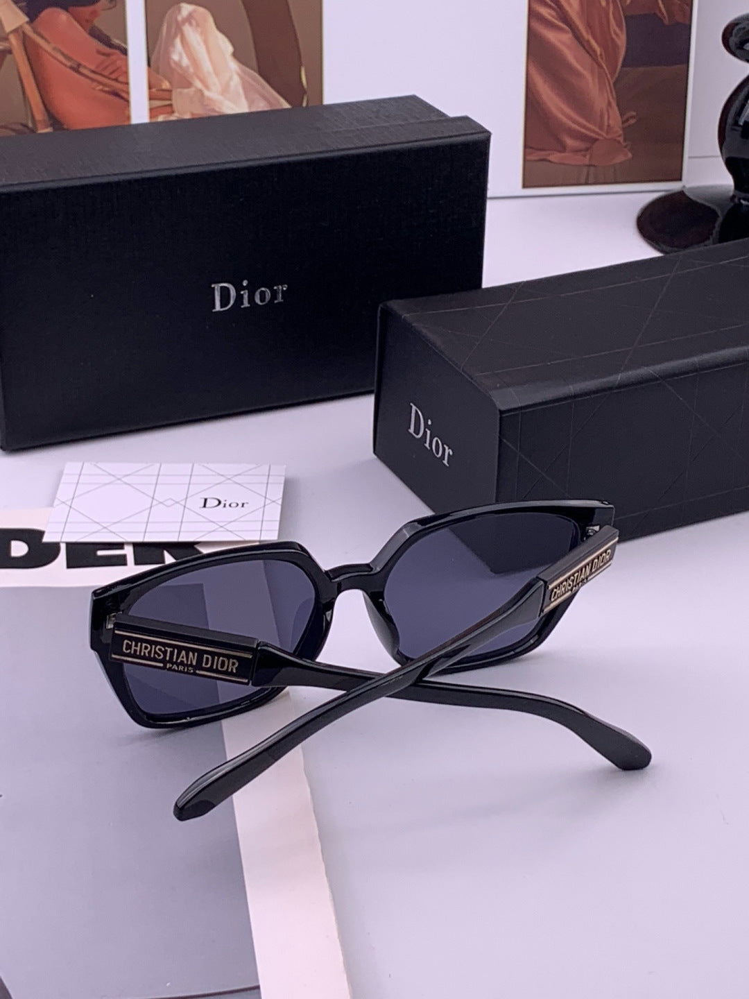 Dior D67706 Fashion Gold Lens Sunglasses for Men & Women - 465317 - detail image 6