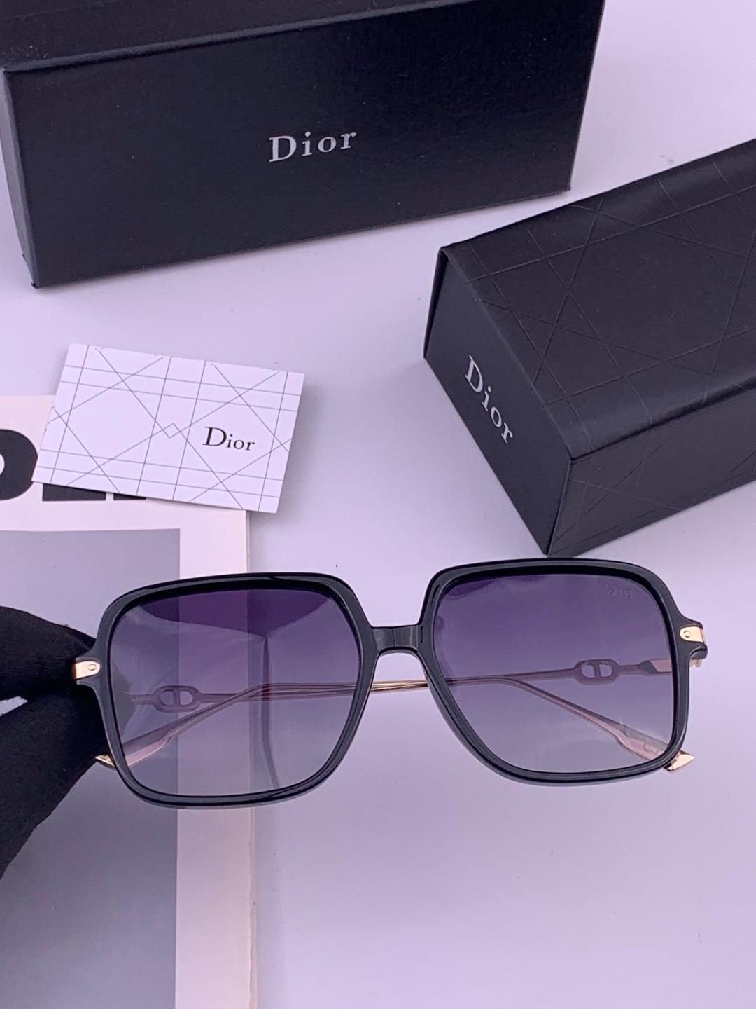 Dior CD3203 Polarized Fashion Gold Lens Sunglasses for Men & Women - 465319 - detail image 2