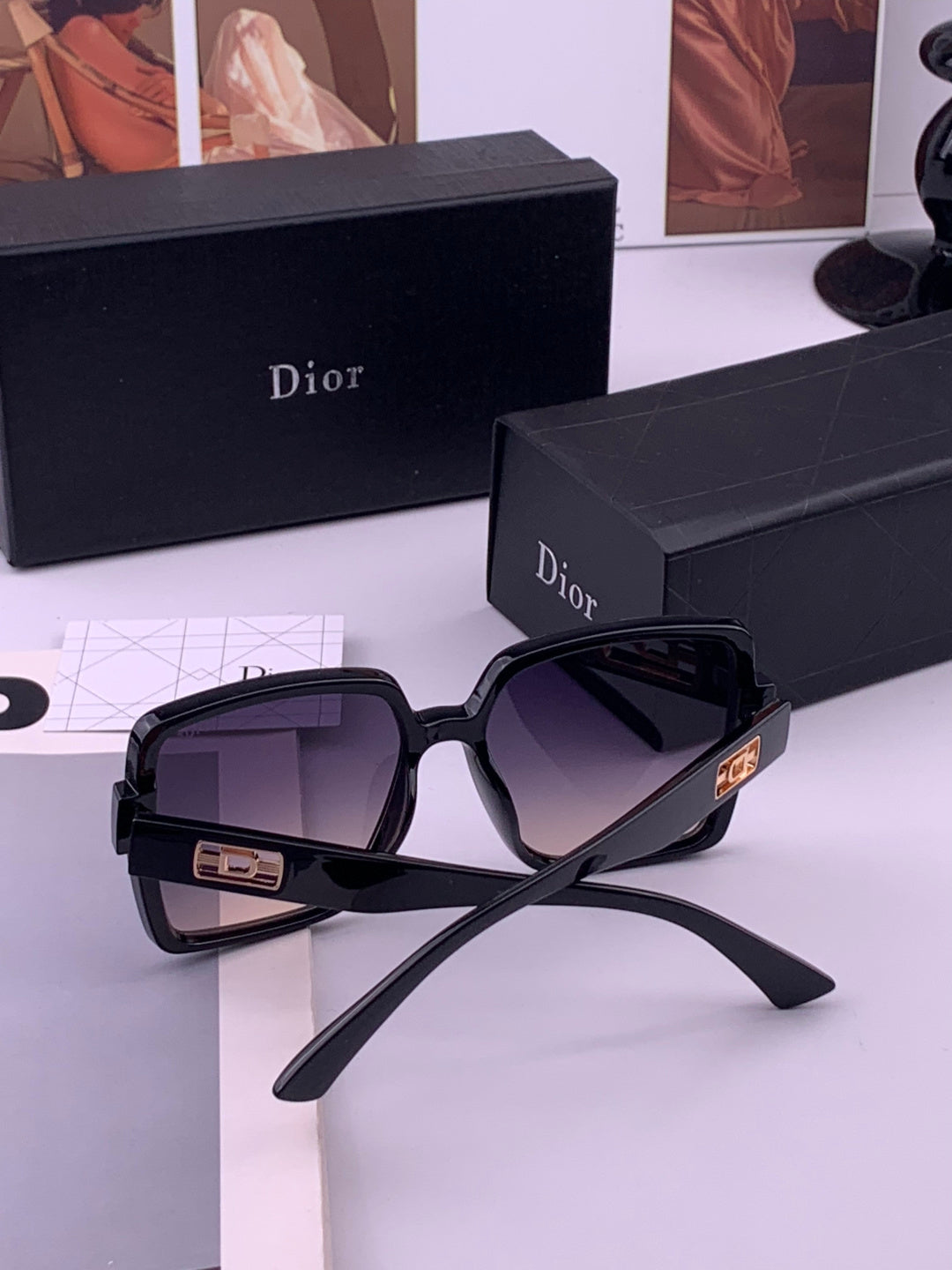 Dior D78000 Fashion Gold Lens Sunglasses for Men & Women - 465321 - detail image 6