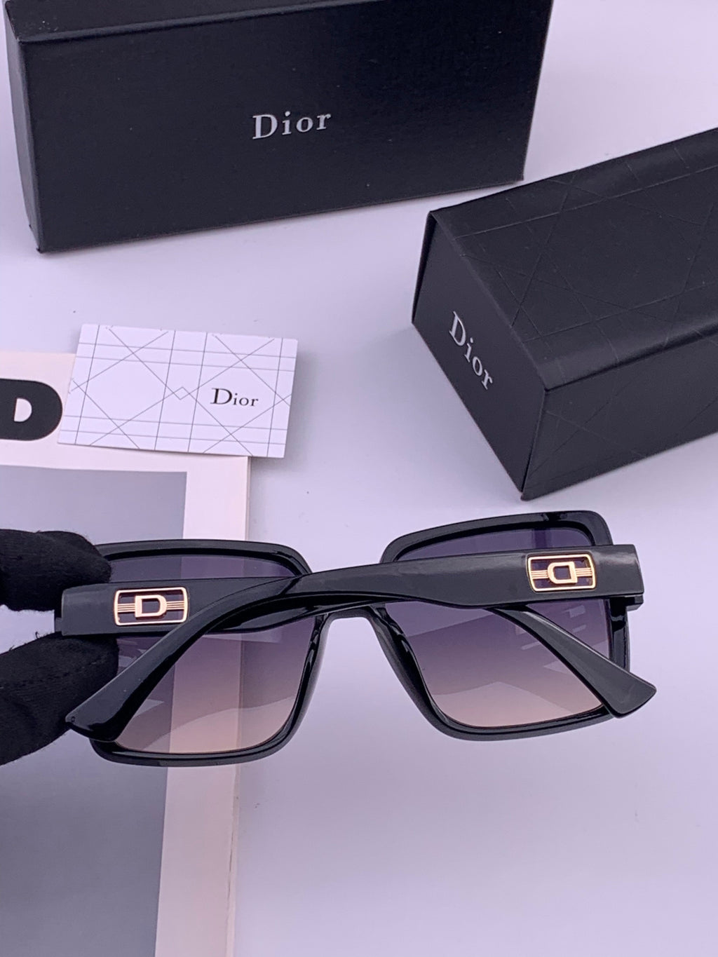 Dior D78000 Fashion Gold Lens Sunglasses for Men & Women - 465321 - detail image 4