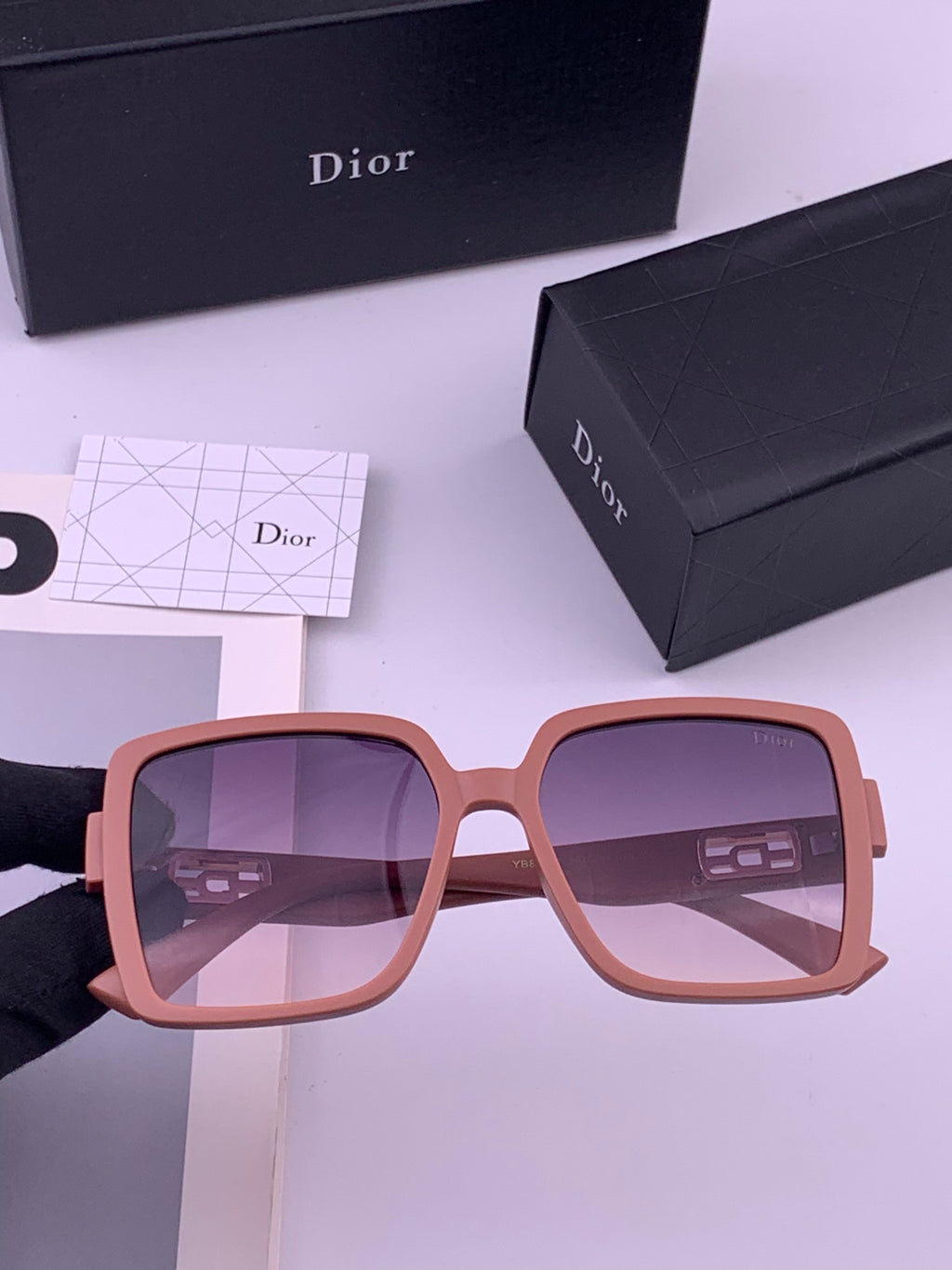 Dior D78000 Fashion Gold Lens Sunglasses for Men & Women - 465322