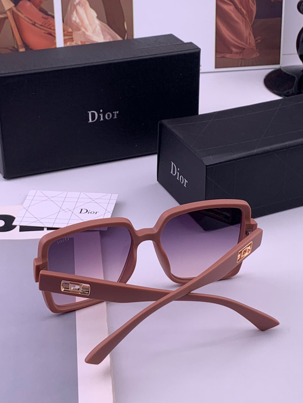 Dior D78000 Fashion Gold Lens Sunglasses for Men & Women - 465322 - detail image 6