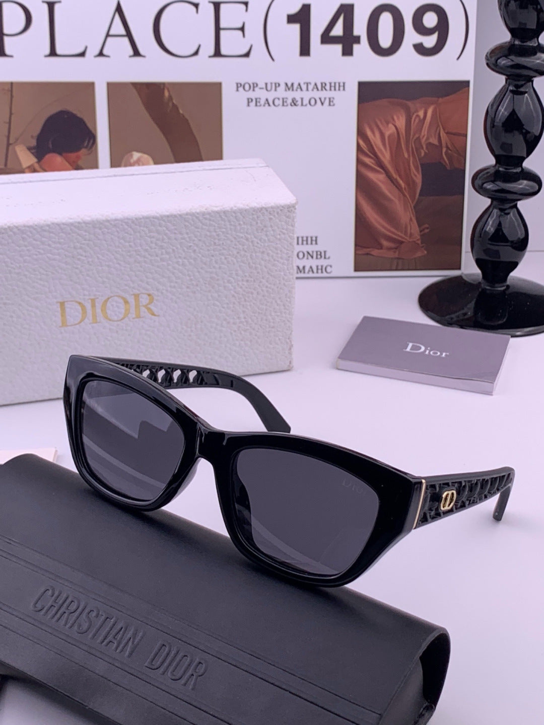 Dior CD5390 Polarized Fashion Brown Lens Sunglasses for Women