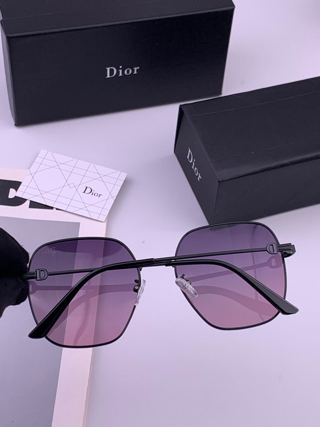 Dior CD2303 Fashion Brown Lens Sunglasses for Men & Women - detail image 4
