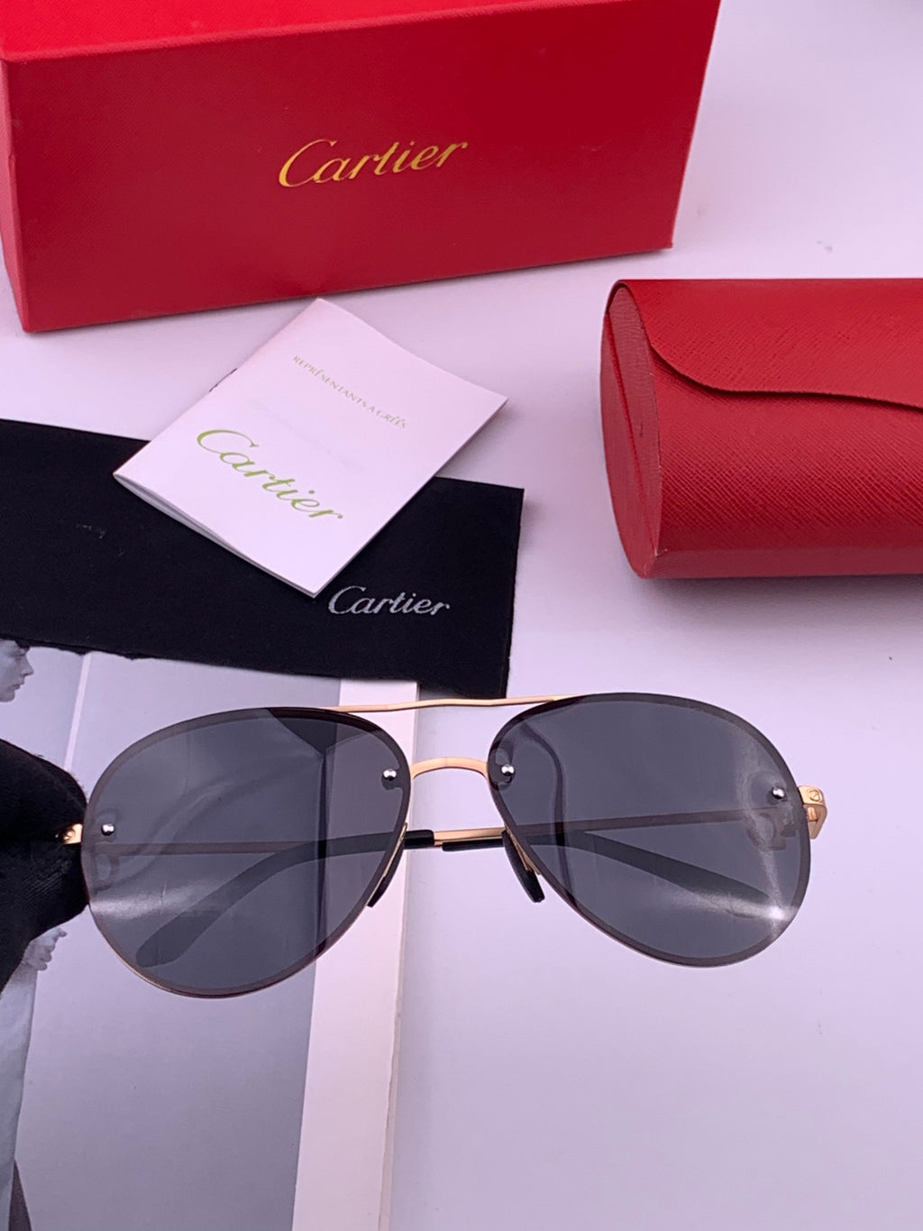 Cartier CK880663 Polarized Fashion Brown Lens Sunglasses for Men & Women