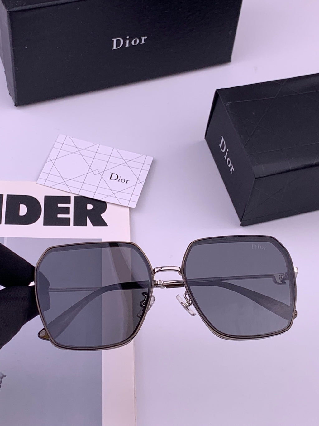 Dior D7635 Polarized Fashion Brown Lens Sunglasses for Men & Women