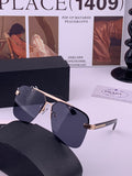 Prada Fashion Blue Lens Sunglasses for Men - 487021