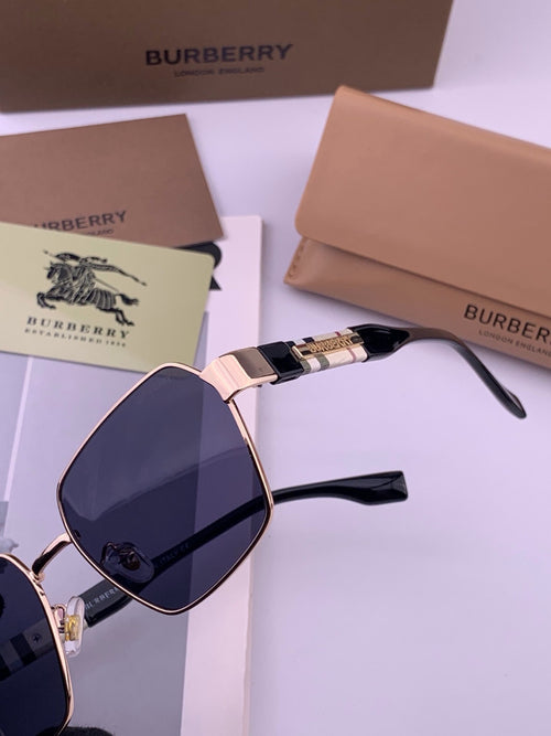 Burberry 101 Aviator Blue Lens Sunglasses for Men - detail image 2