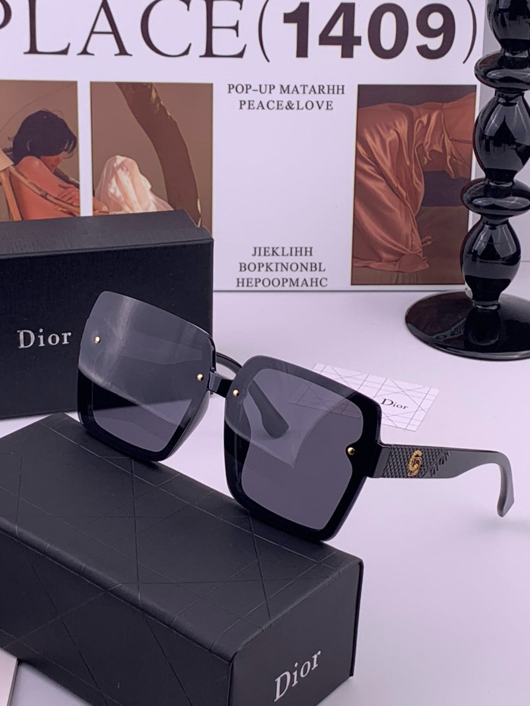 Dior CD27702 Polarized Fashion Gold Lens Sunglasses for Men & Women - detail image 2