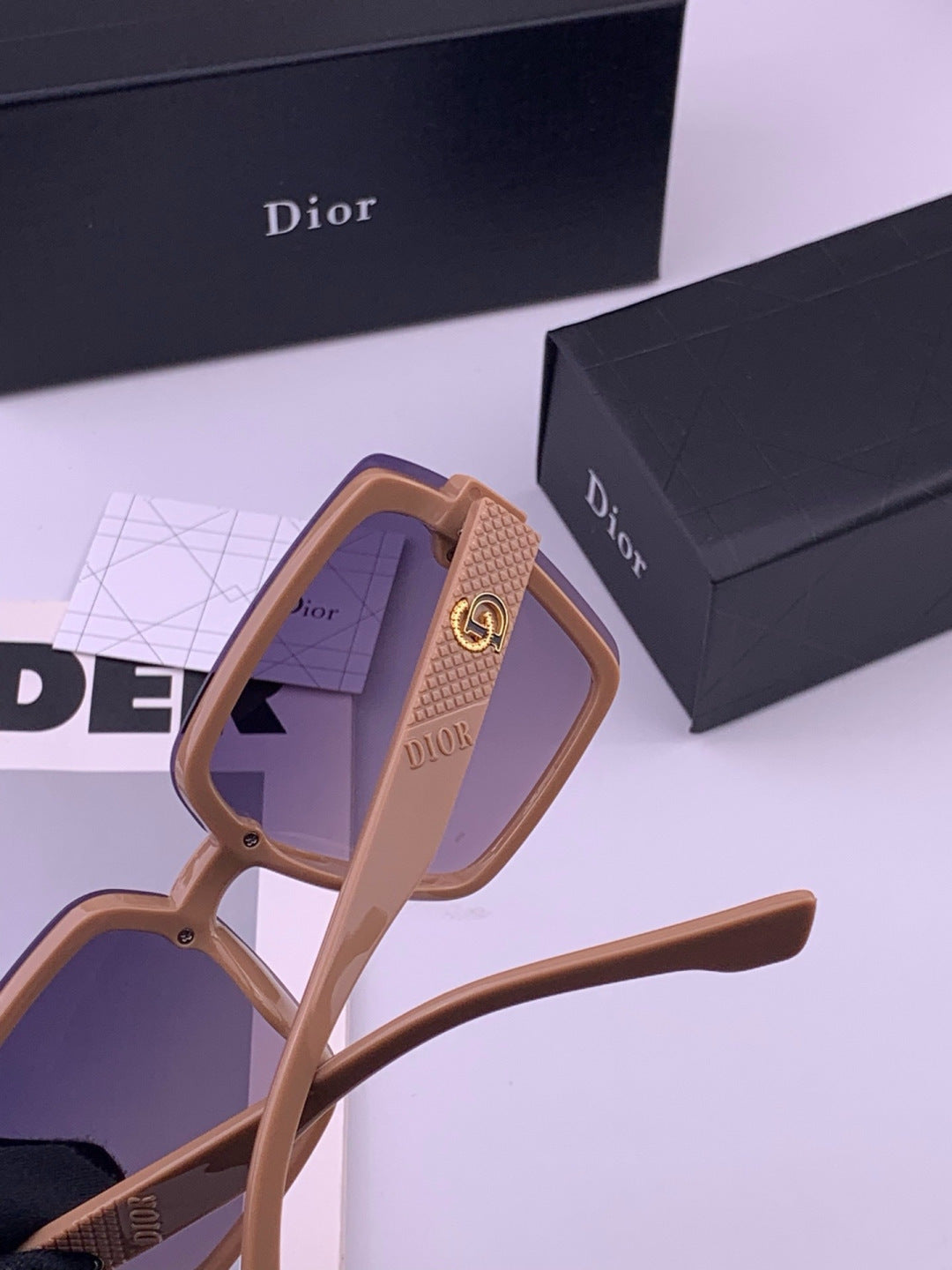 Dior CD27702 Polarized Fashion Brown Lens Sunglasses for Men & Women - detail image 5