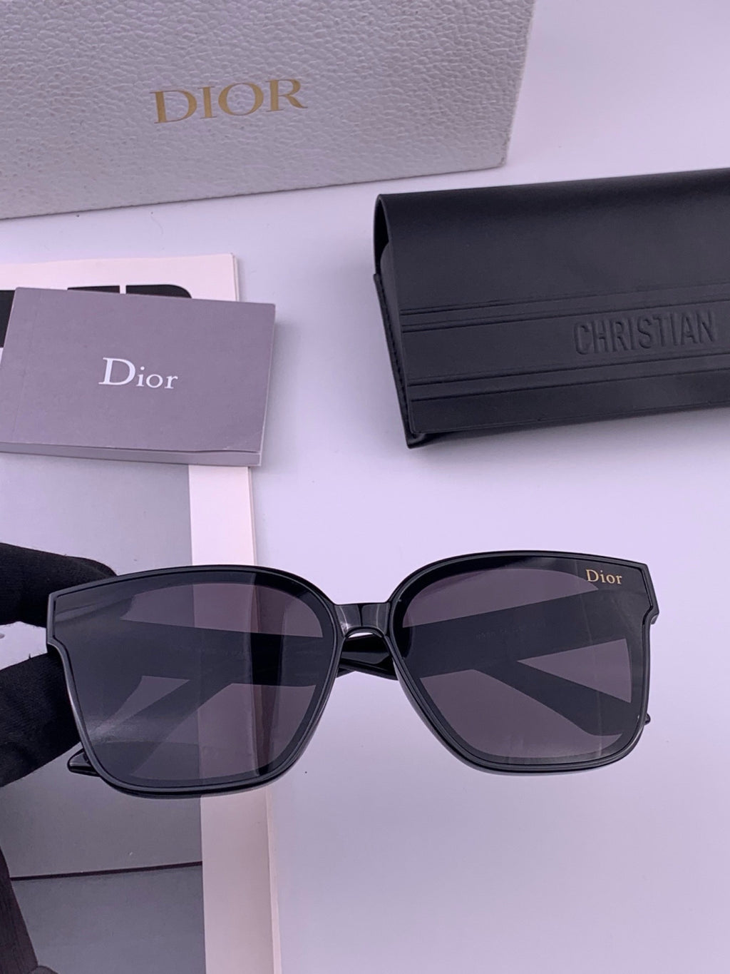 Dior D6895 Square Pink Lens Sunglasses for Men & Women