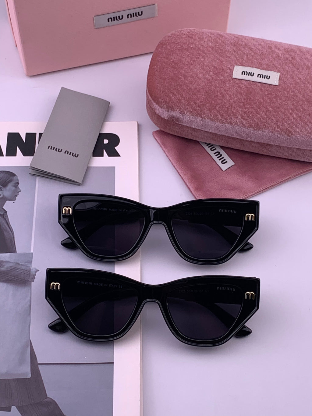 Miu Miu M8232 Fashion Brown Lens Sunglasses for Men & Women - detail image 7