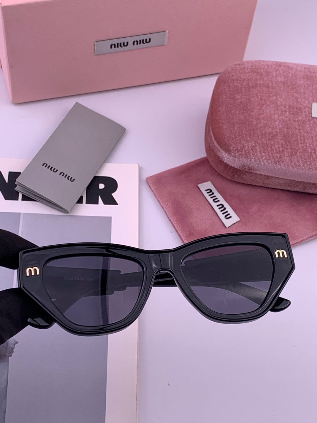 Miu Miu M8232 Fashion Brown Lens Sunglasses for Men & Women
