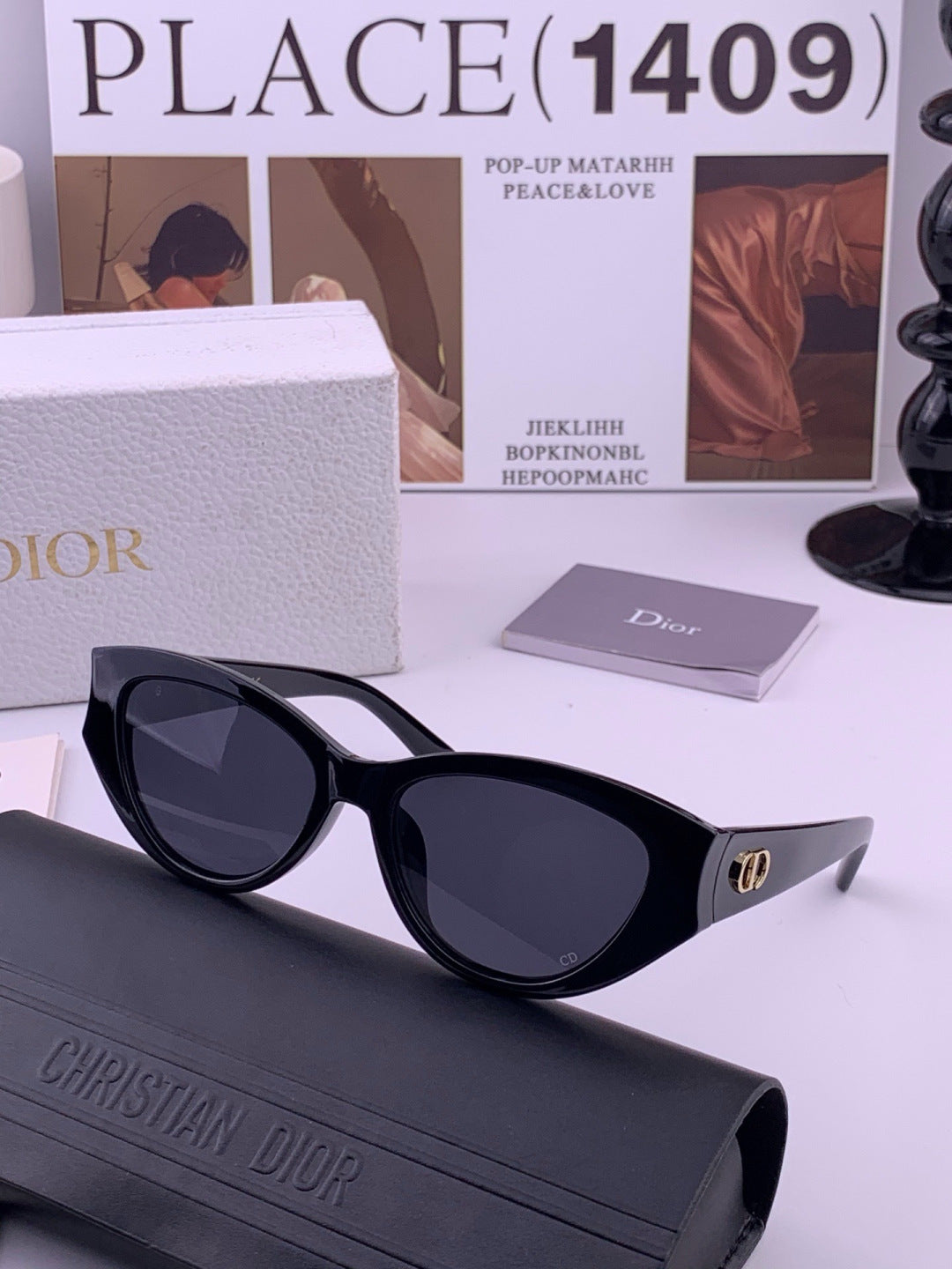 Dior D0293 Fashion Black Lens Sunglasses for Men & Women