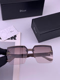 Dior D9805 Square Gold Lens Sunglasses for Men & Women