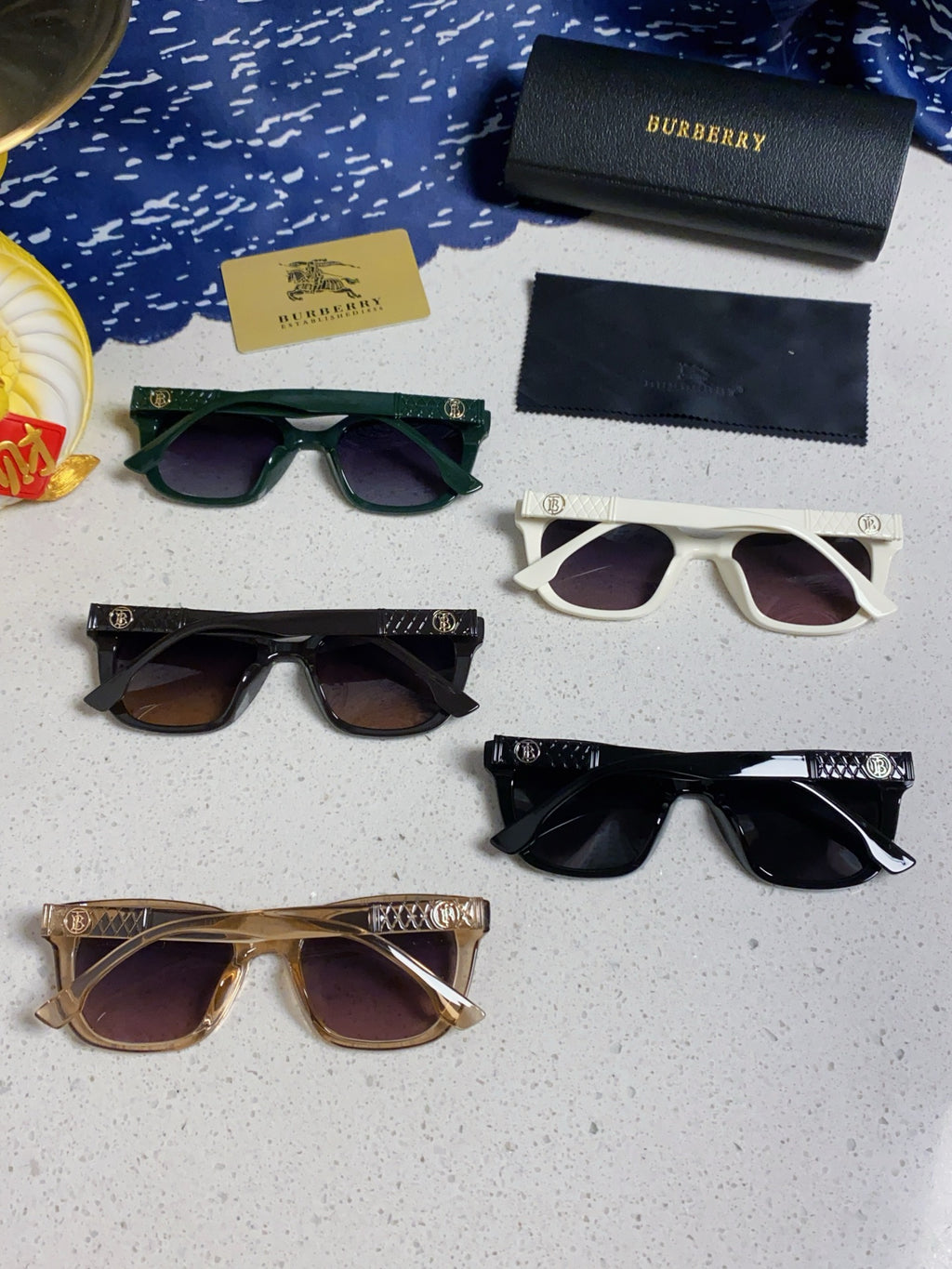 Burberry Polarized Fashion Silver Lens Sunglasses for Men & Women - 399109 - detail image 10