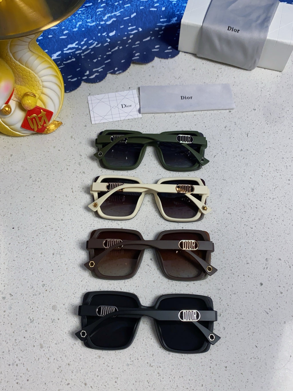 Dior Polarized Fashion Silver Lens Sunglasses for Women - 465354 - detail image 11