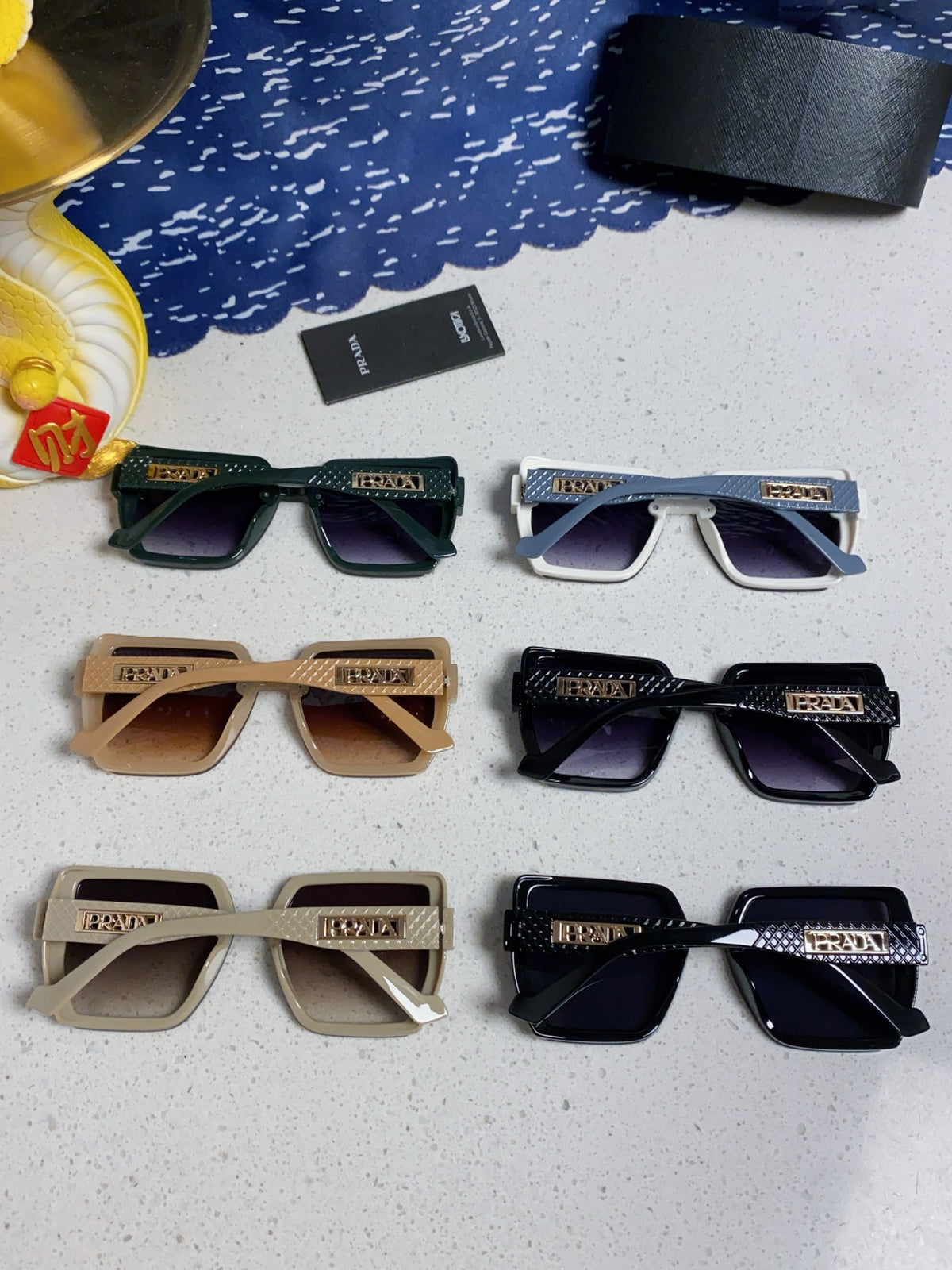 Prada Fashion Blue Lens Sunglasses for Men & Women - 465612 - detail image 11