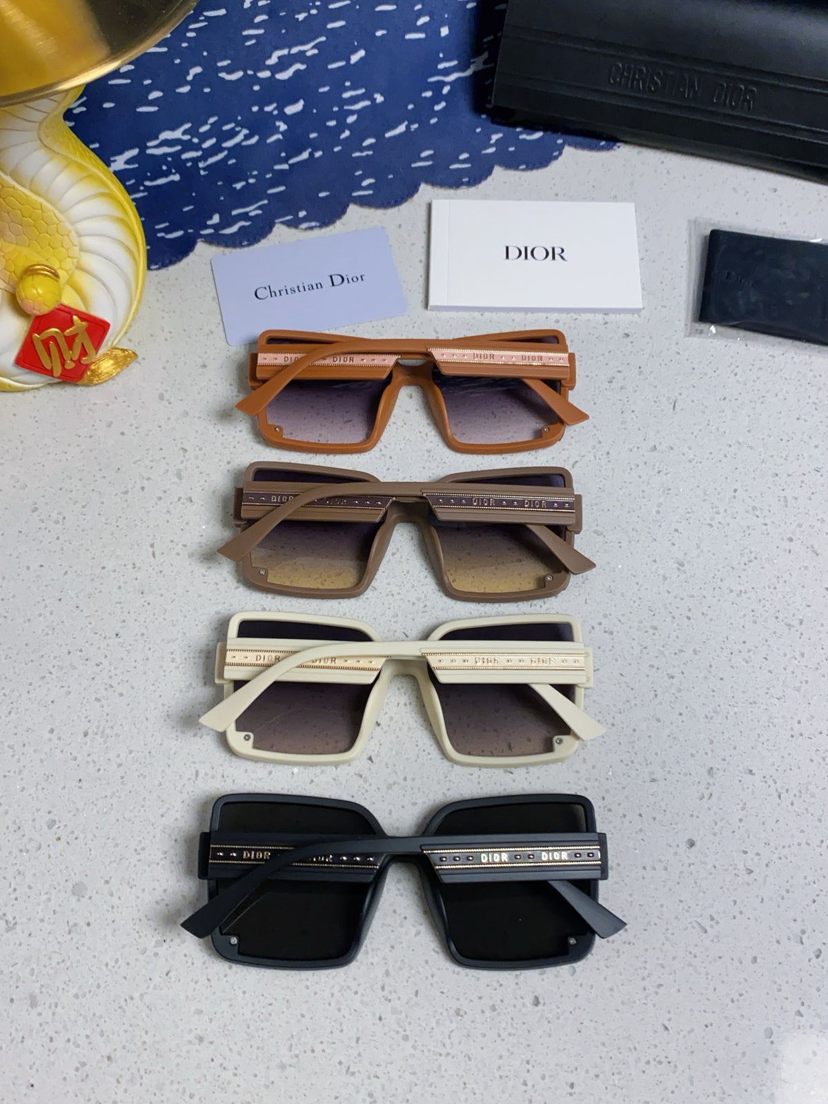 Dior Polarized Fashion Gray Lens Sunglasses for Women - 486889 - detail image 11