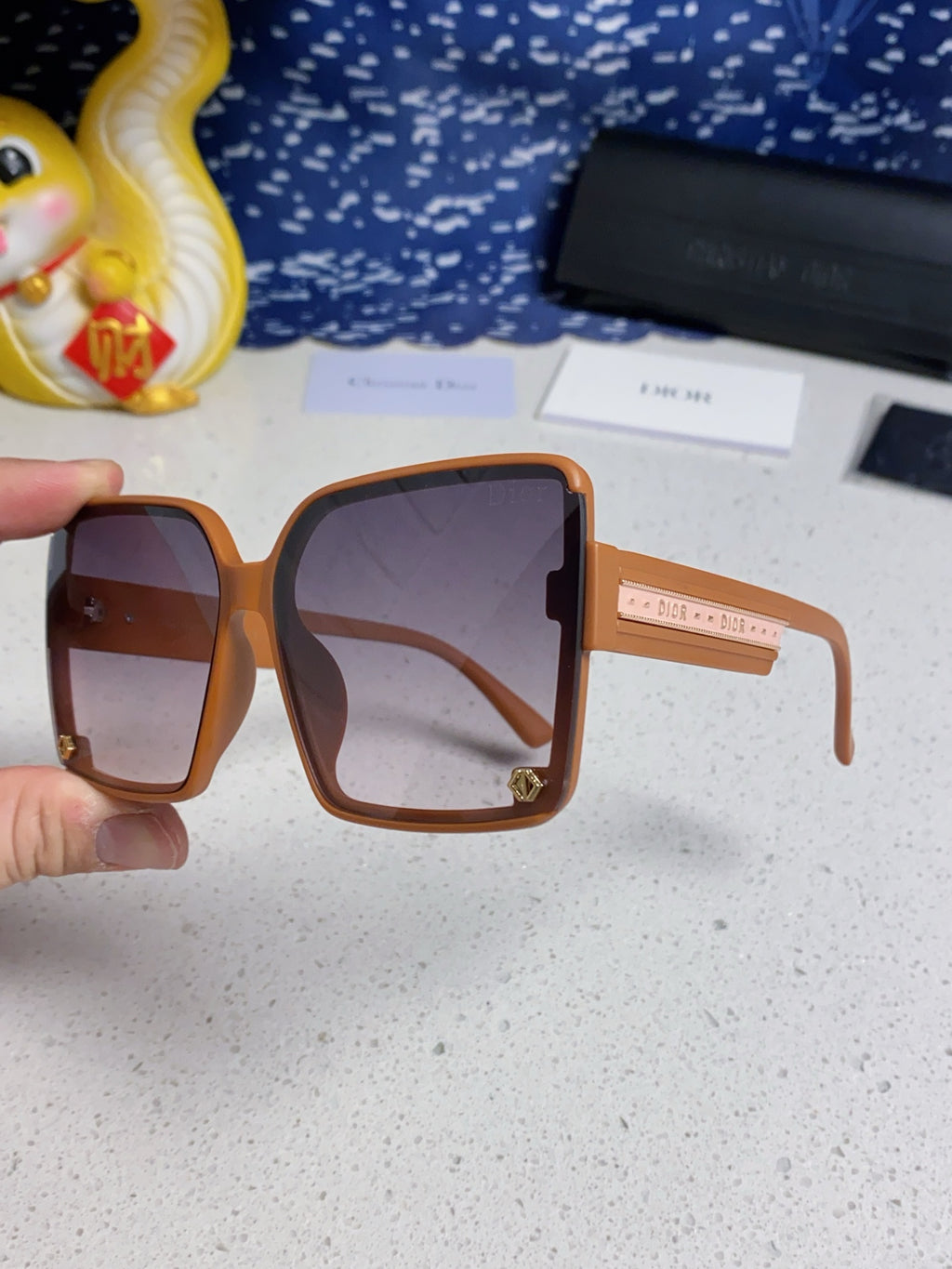 Dior Polarized Fashion Silver Lens Sunglasses for Women - 431823 - detail image 6
