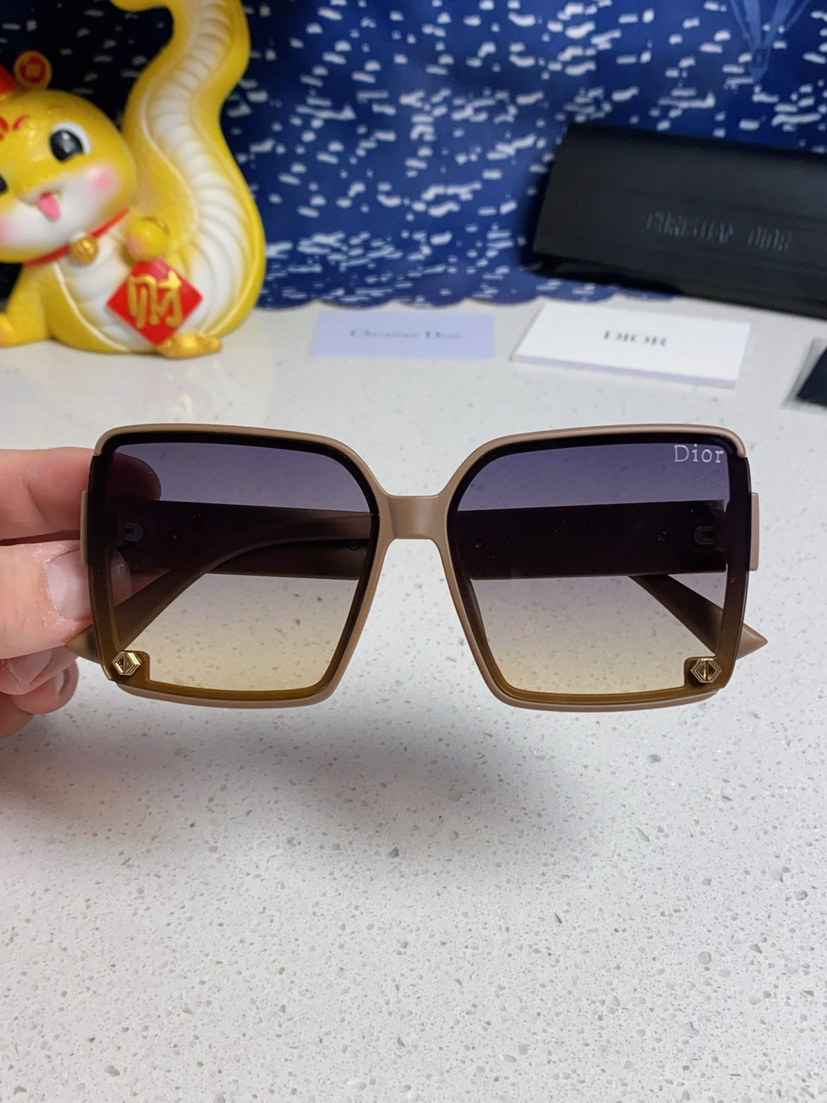 Dior Polarized Fashion Gray Lens Sunglasses for Women - 431824 - detail image 4