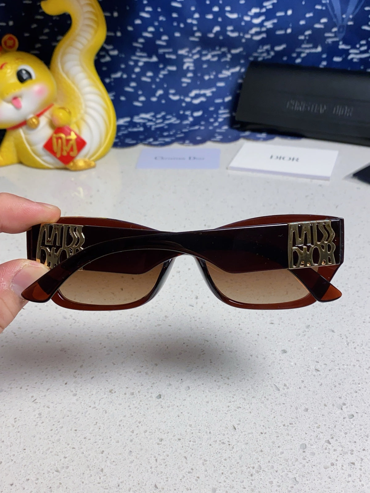 Dior Fashion Brown Lens Sunglasses for Men & Women - 431827 - detail image 5