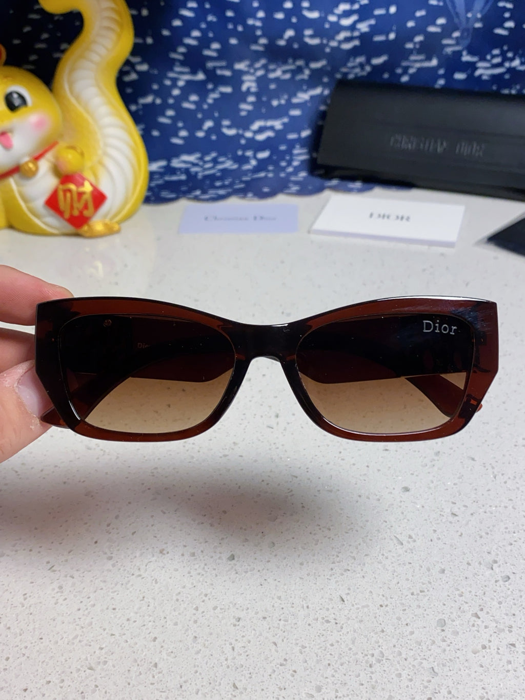 Dior Fashion Brown Lens Sunglasses for Men & Women - 431827 - detail image 4