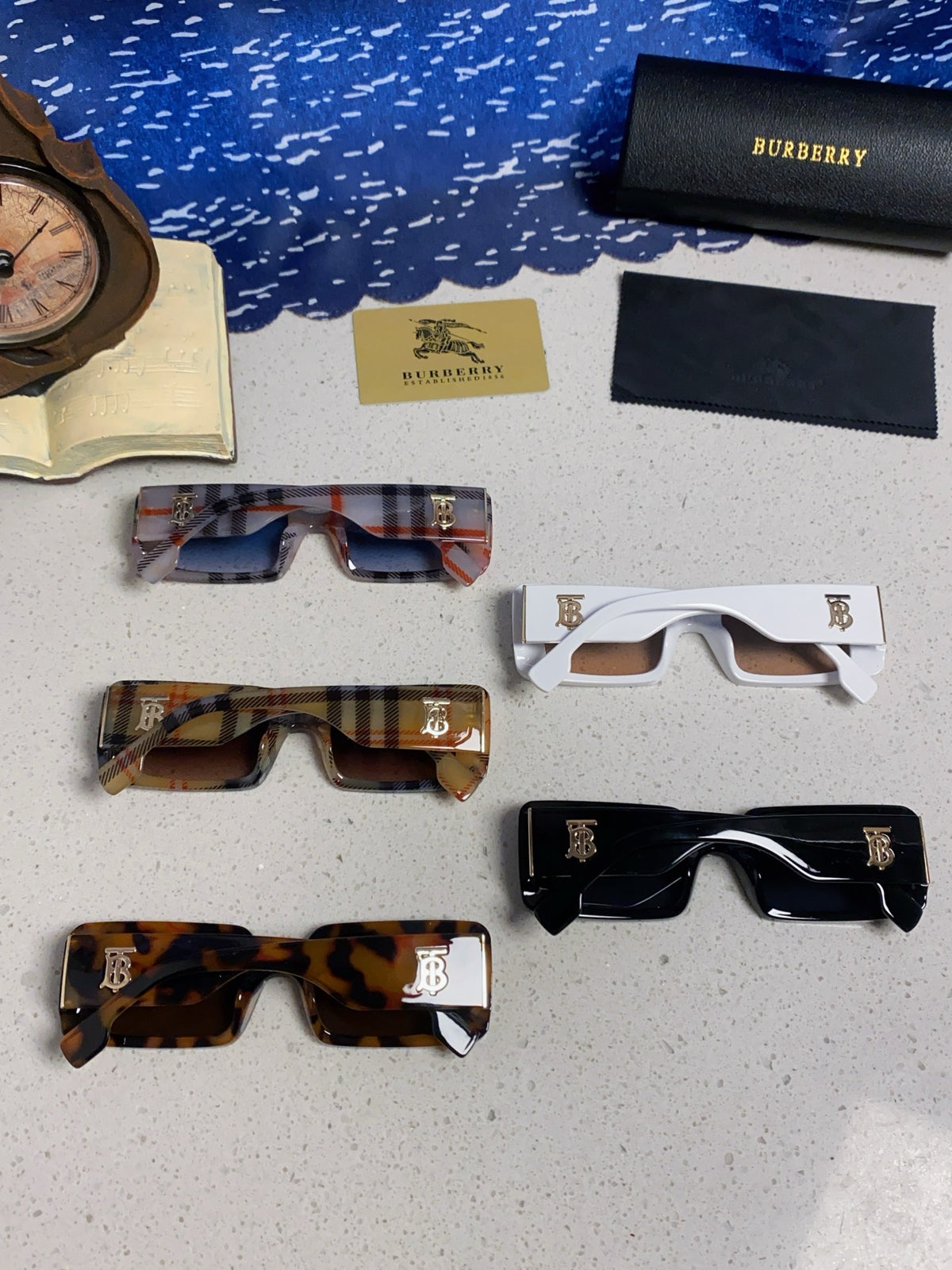 Burberry Square Brown Lens Sunglasses for Men & Women - 465961 - detail image 11