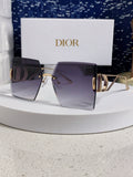 Dior 30MONTAIGNE Lightweight Rimless Gray Lens Sunglasses for Men & W - 867125