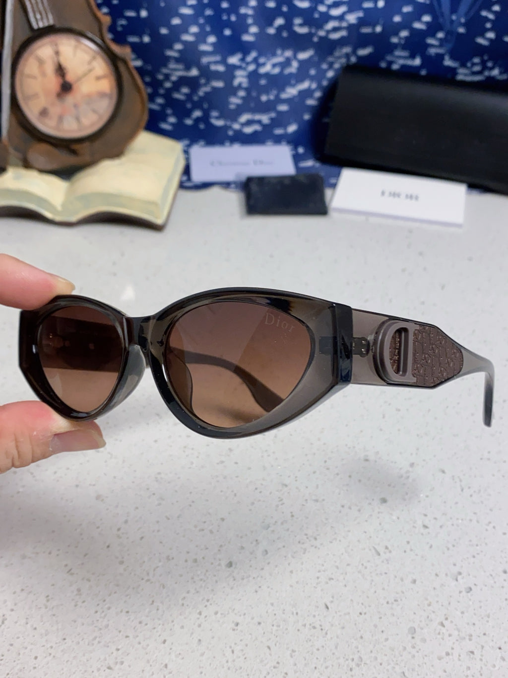 Dior Polarized Fashion Silver Lens Sunglasses for Women - 415364 - detail image 6
