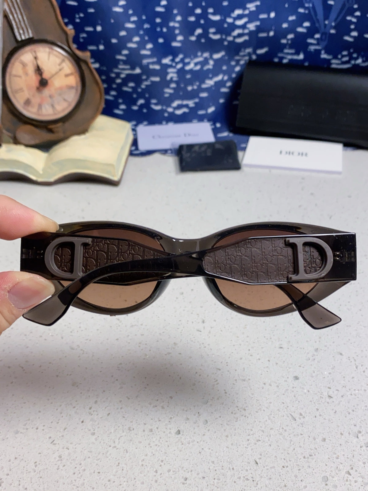 Dior Polarized Fashion Silver Lens Sunglasses for Women - 415463 - detail image 5