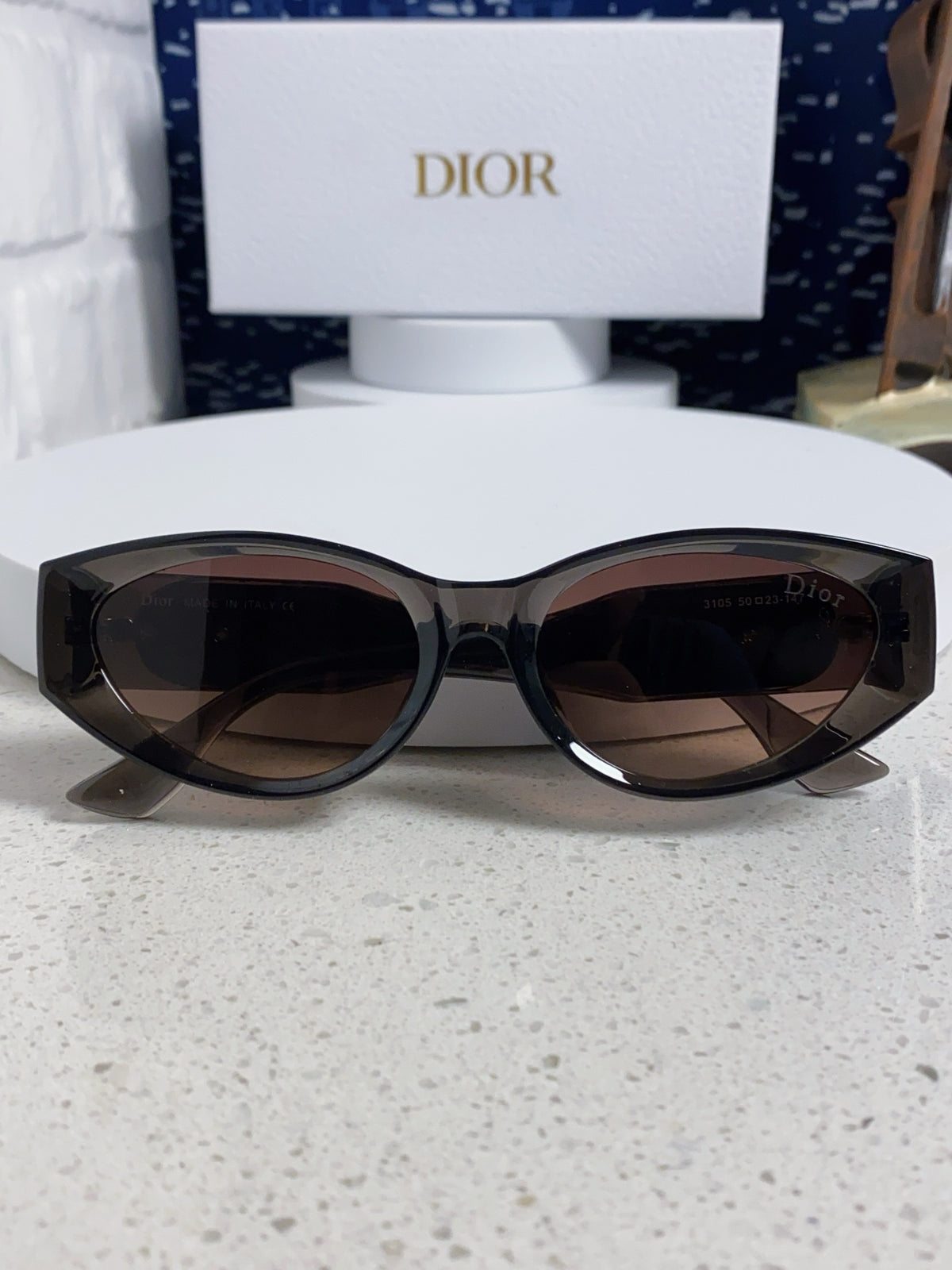 Dior Polarized Fashion Silver Lens Sunglasses for Women - 415364 - detail image 9
