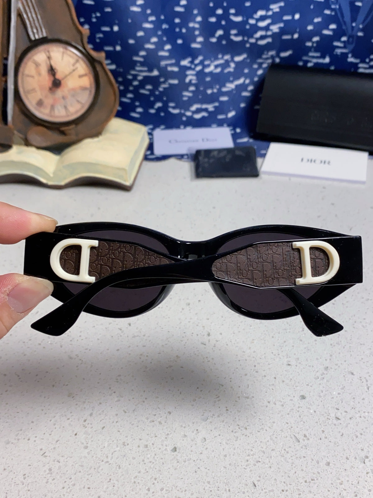 Dior Polarized Fashion Black Lens Sunglasses for Women - 867131 - detail image 5