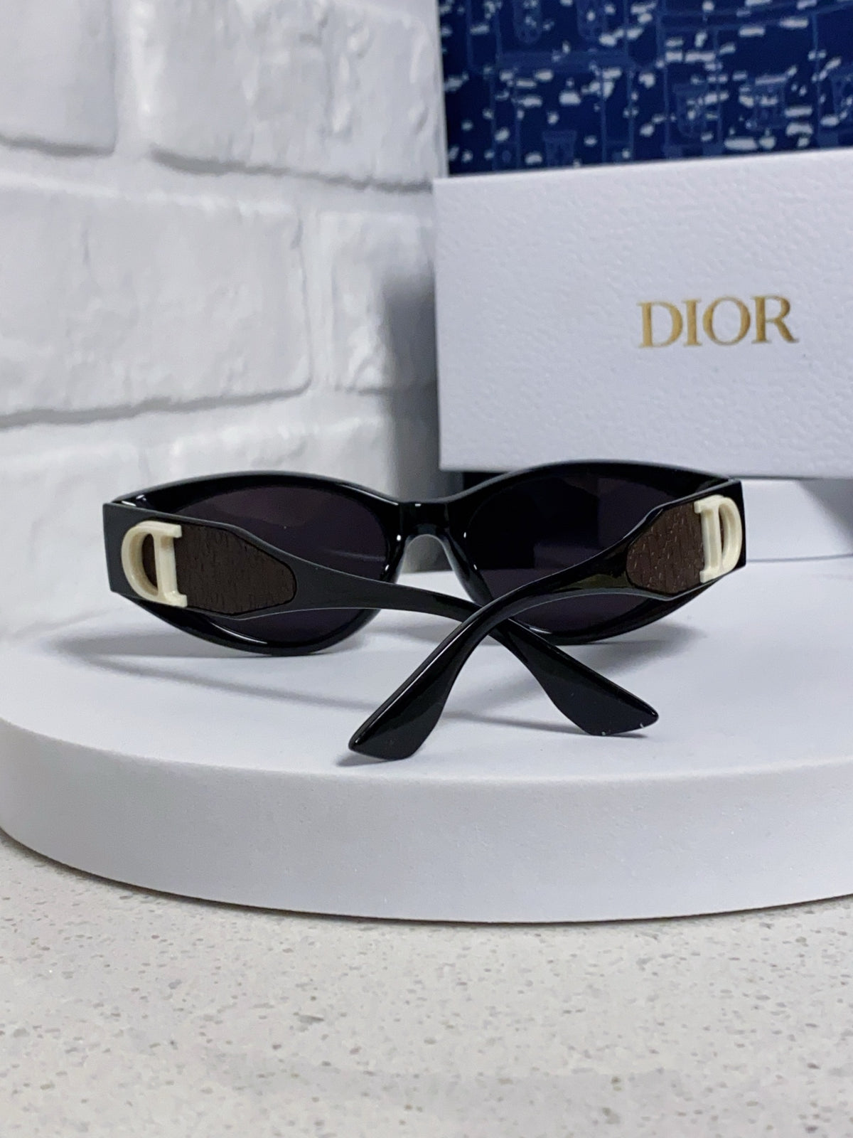 Dior Polarized Fashion Black Lens Sunglasses for Women - 431739 - detail image 3