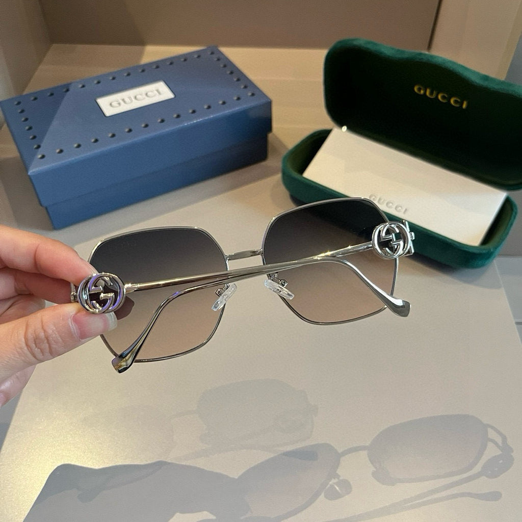 Gucci Fashion Gold Lens Sunglasses for Men & Women - 382065 - detail image 8