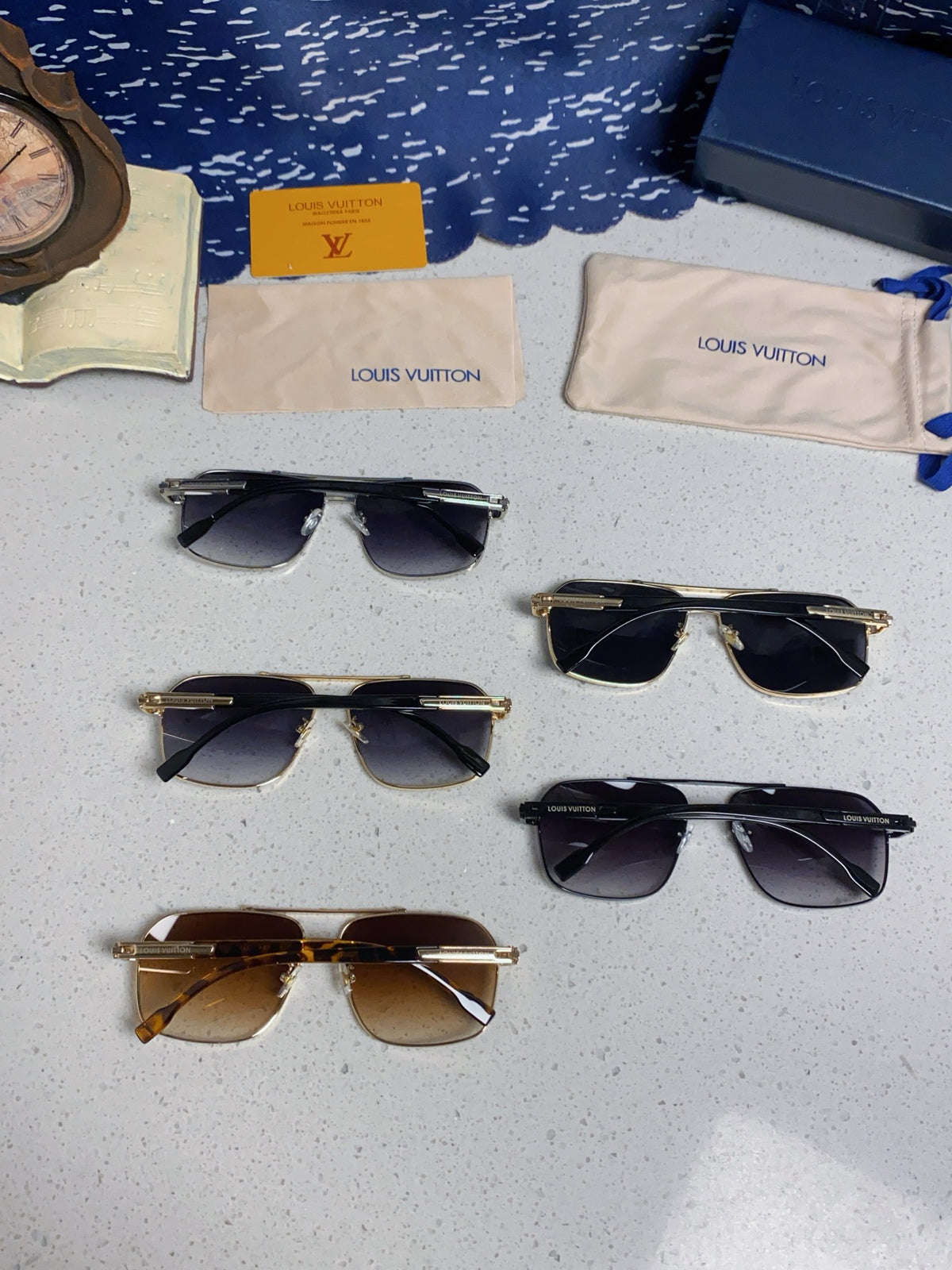 Louis Vuitton Fashion Brown Lens Sunglasses for Men - 132167 - detail image 11