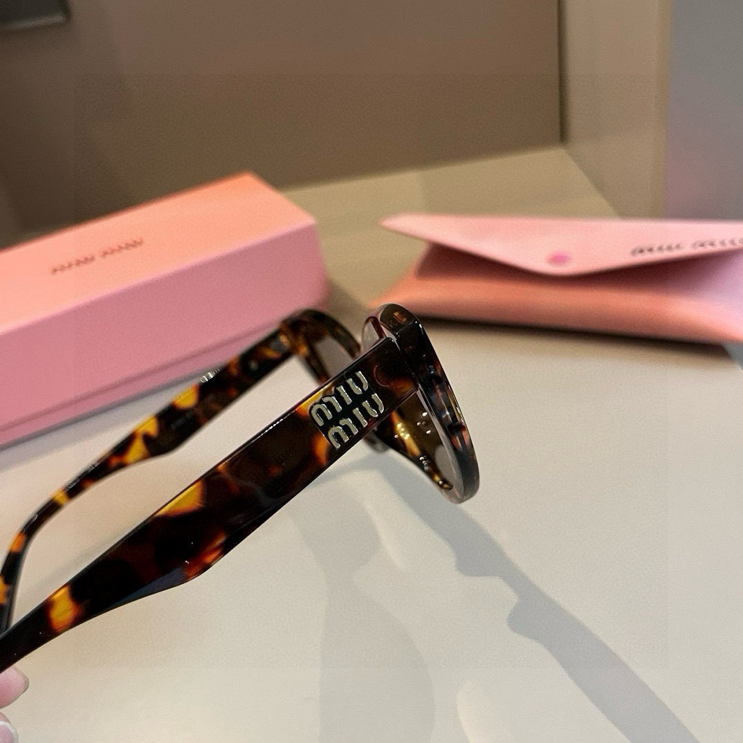 Miu Miu Cat-Eye Brown Lens Sunglasses for Men & Women - 416262 - detail image 2