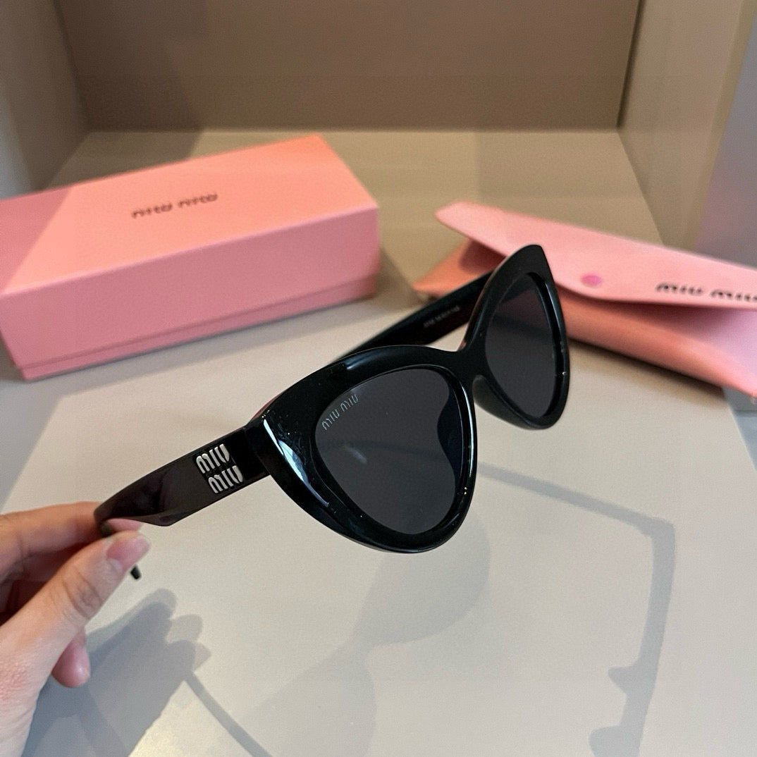 Miu Miu Cat-Eye Gold Lens Sunglasses for Men & Women - 416282 - detail image 5