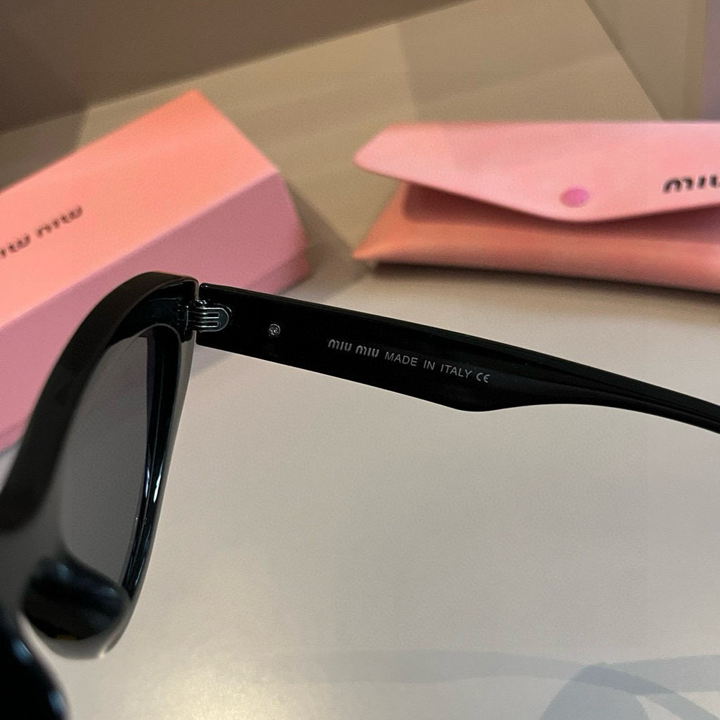 Miu Miu Cat-Eye Gold Lens Sunglasses for Men & Women - 416282 - detail image 7