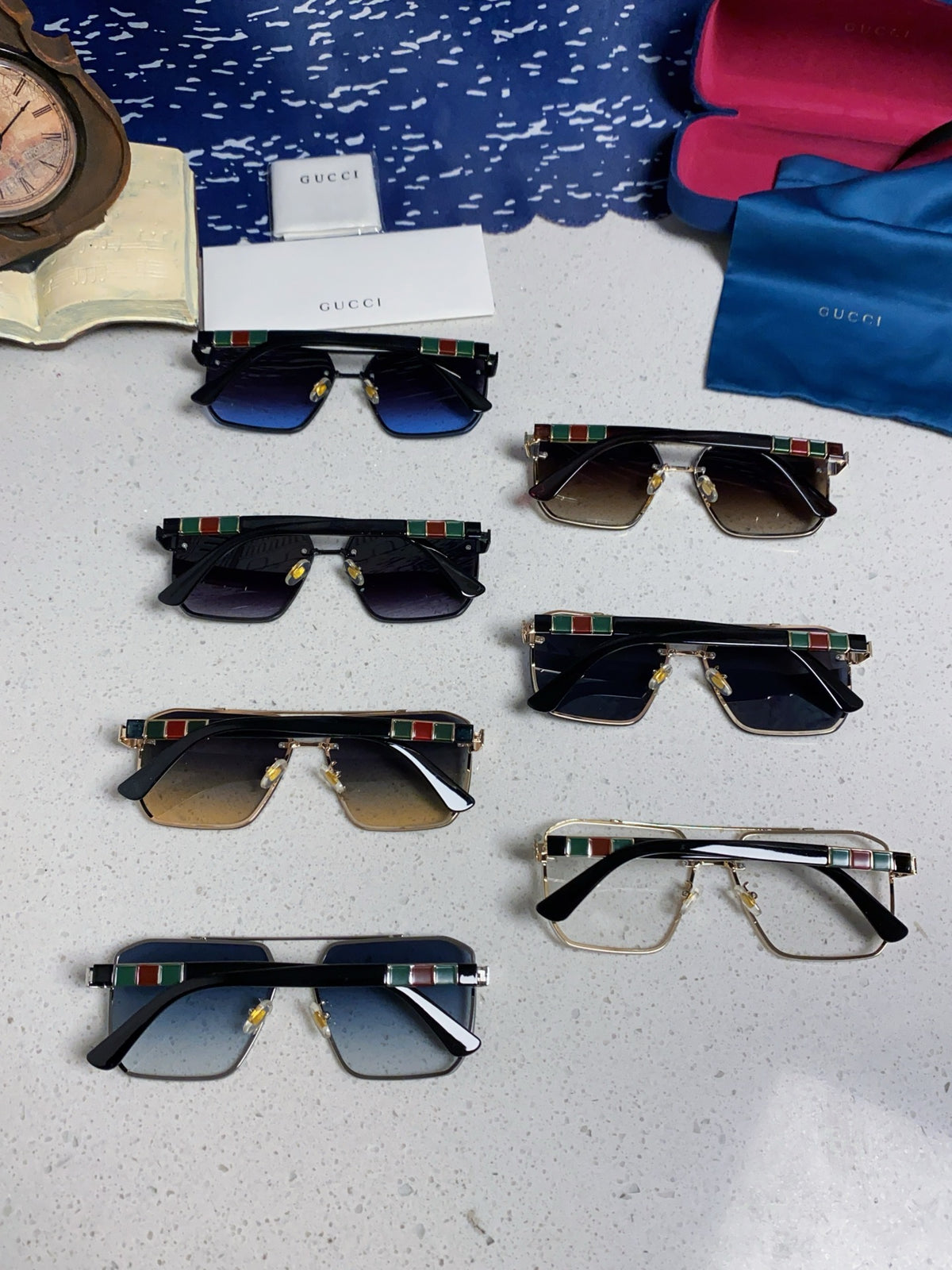Gucci Polarized Rimless Silver Lens Sunglasses for Men & Women - 382059 - detail image 11