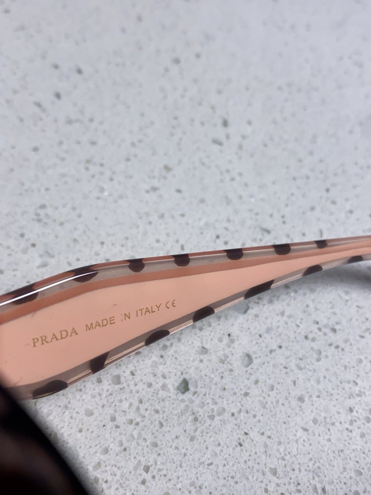 Prada 16YSF Acetate Fashion Gold Lens Sunglasses for Men & Women - 415674 - detail image 8