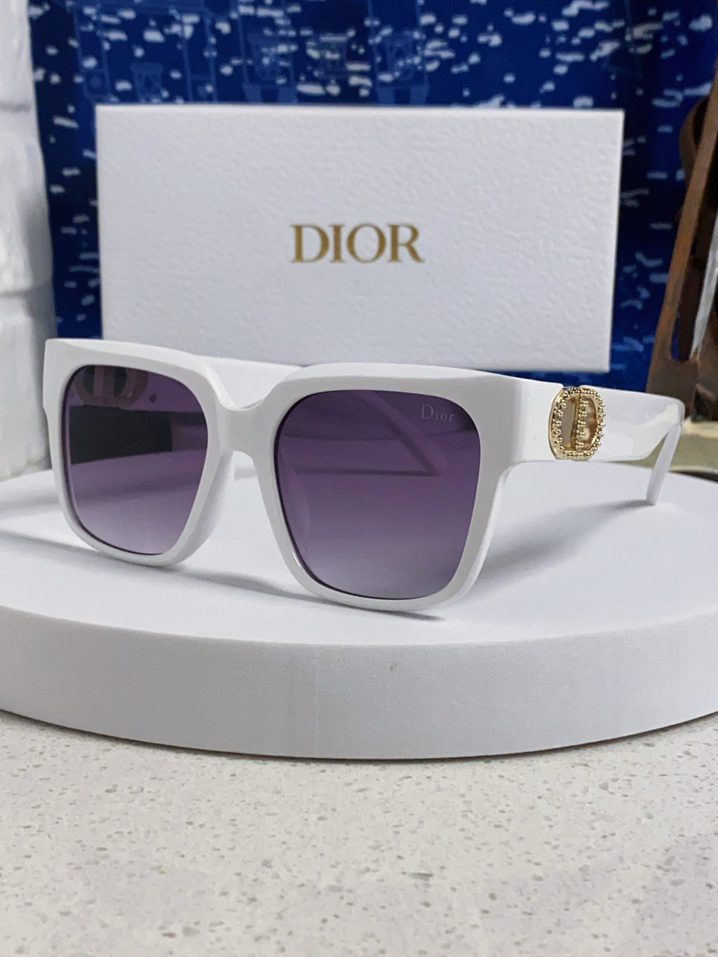 Dior Oversized Silver Lens Sunglasses for Women
