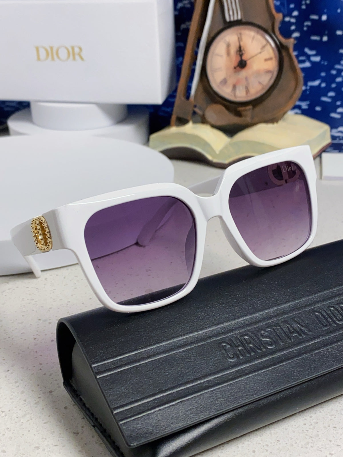 Dior Oversized Silver Lens Sunglasses for Women - 415536 - detail image 10