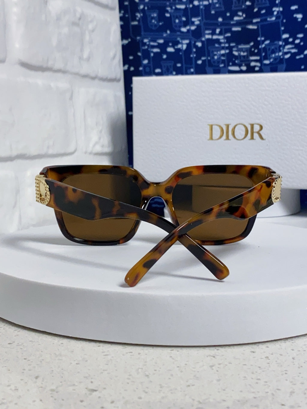 Dior Oversized Black Lens Sunglasses for Women - 415537 - detail image 3